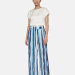 Pantaloni in Viscosa Blu