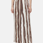 Pantaloni in Viscosa Marrone