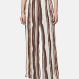 Pantaloni in Viscosa Marrone