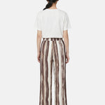 Pantaloni in Viscosa Marrone