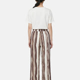 Pantaloni in Viscosa Marrone