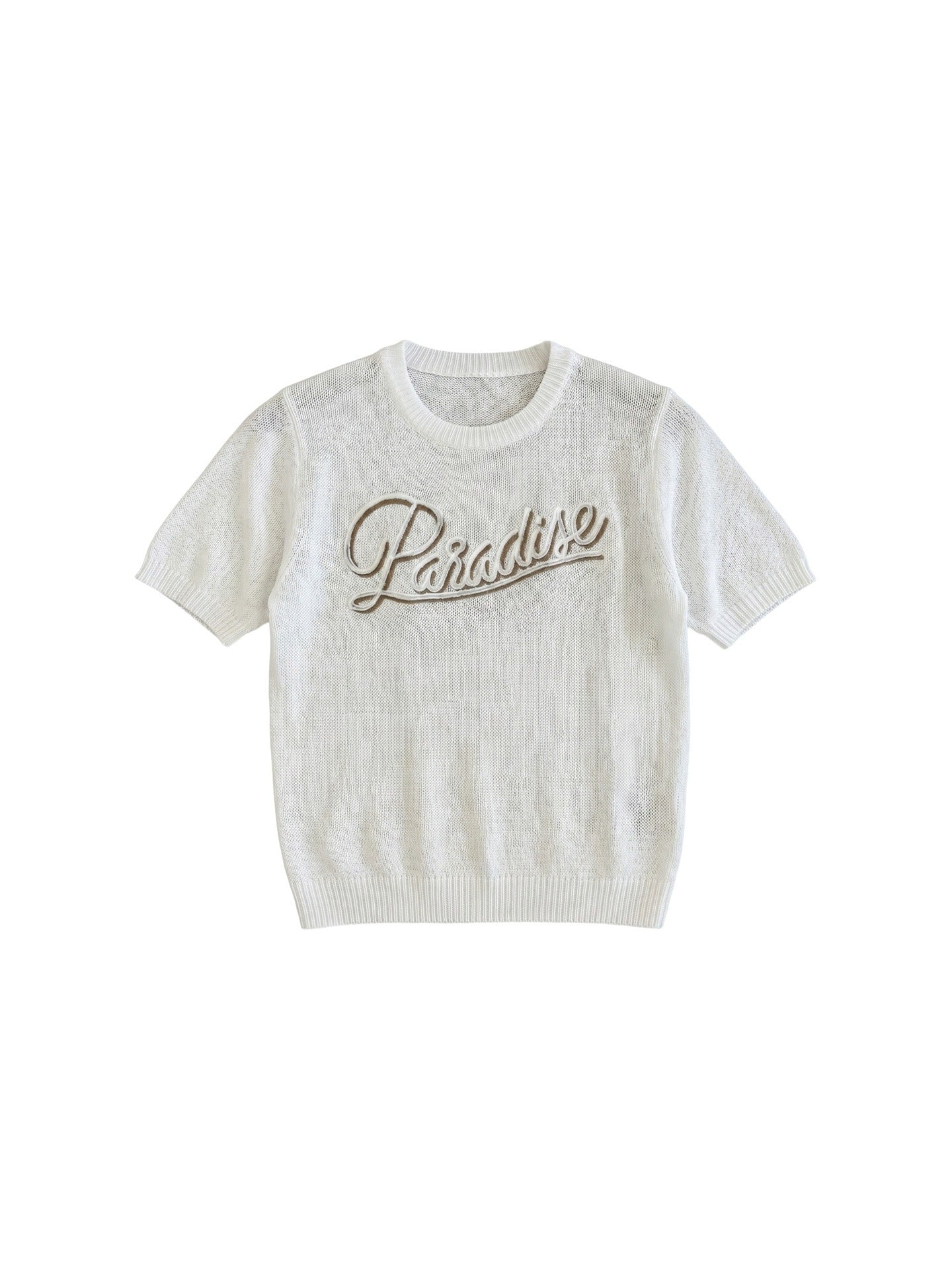 Maglieria in Poliestere Bianco