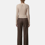 Maglieria in Lyocell Beige