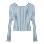 Maglieria in Lyocell Blu