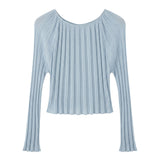 Maglieria in Lyocell Blu