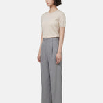 Pantaloni in Viscosa Blu Jeans