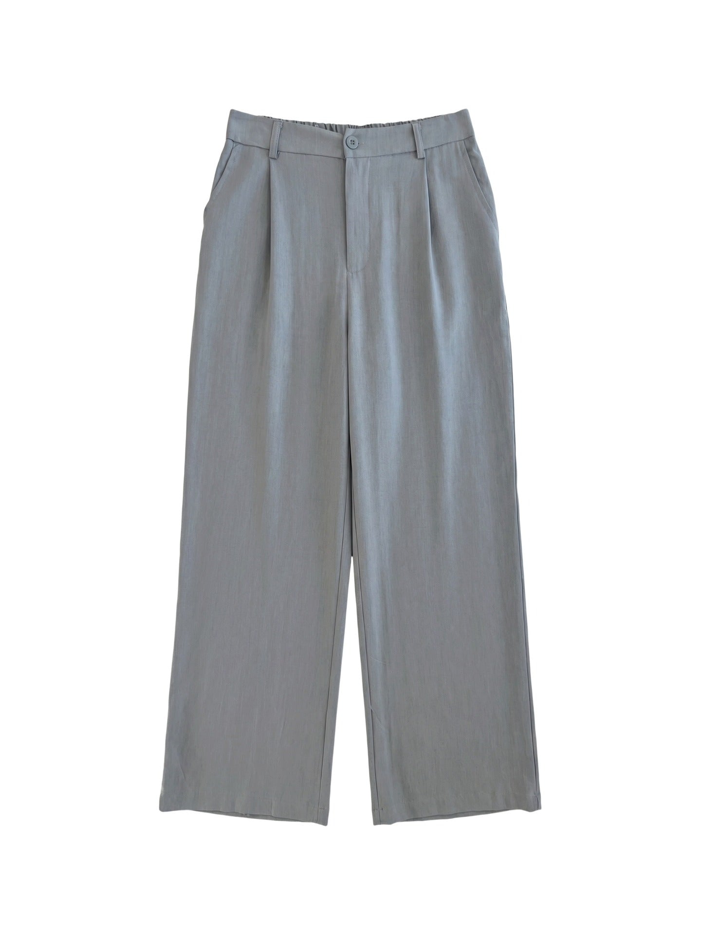 Pantaloni in Viscosa Blu Jeans