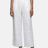 Pantaloni in Viscosa Bianco