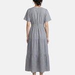 Vestito in Viscosa Blu Jeans