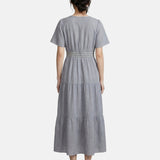 Vestito in Viscosa Blu Jeans