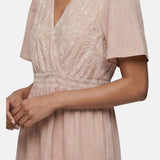 Vestito in Viscosa Rosa