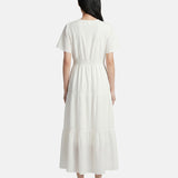 Vestito in Viscosa Bianco