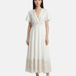 Vestito in Viscosa Bianco