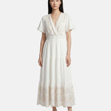 Vestito in Viscosa Bianco