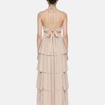 Vestito in 50% Viscosa 50% Polyester Beige