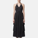 Vestito in 50% Viscosa 50% Polyester Nero