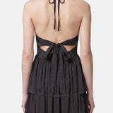Vestito in 50% Viscosa 50% Polyester Nero