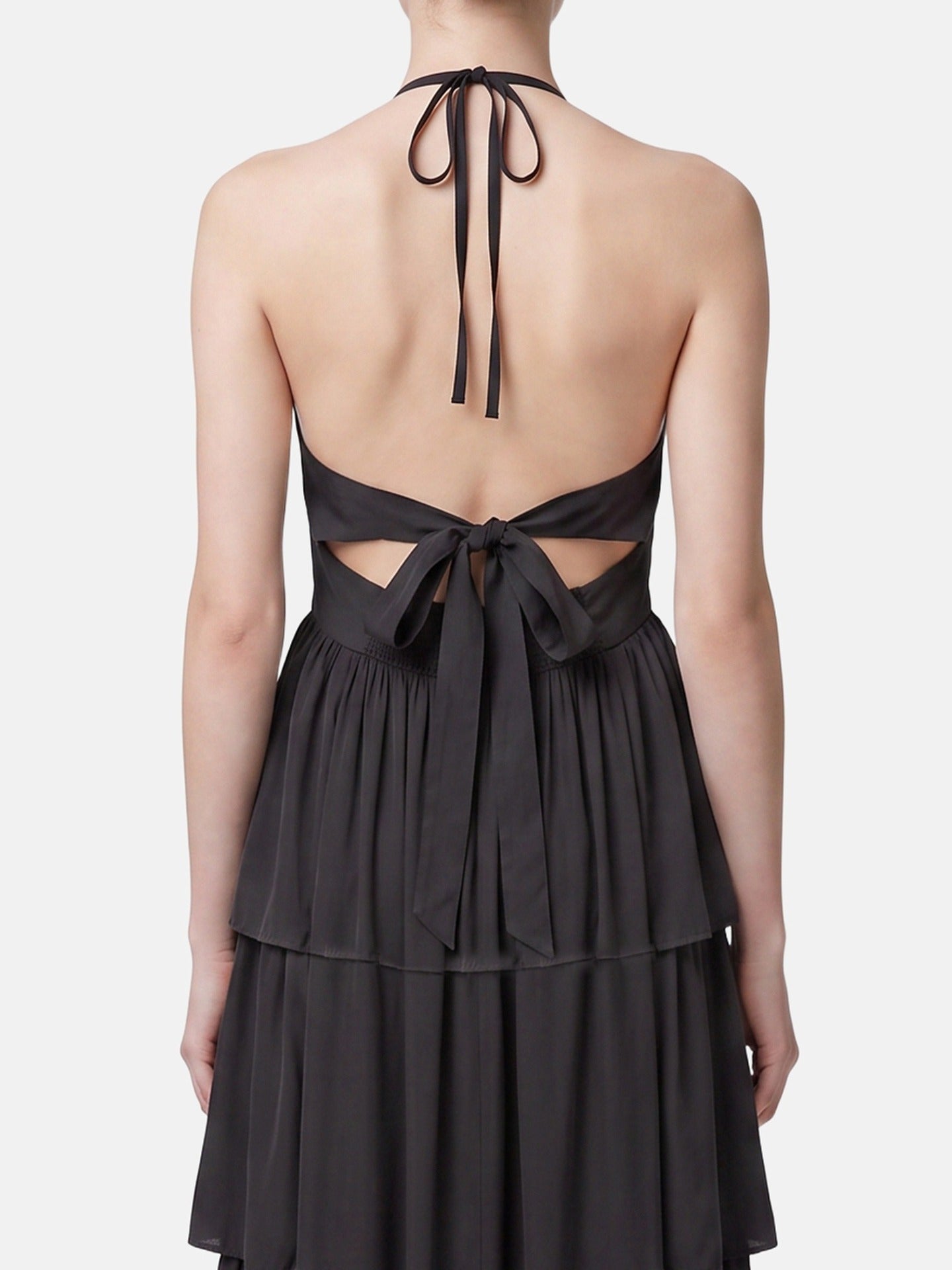 Vestito in 50% Viscosa 50% Polyester Nero