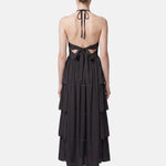Vestito in 50% Viscosa 50% Polyester Nero
