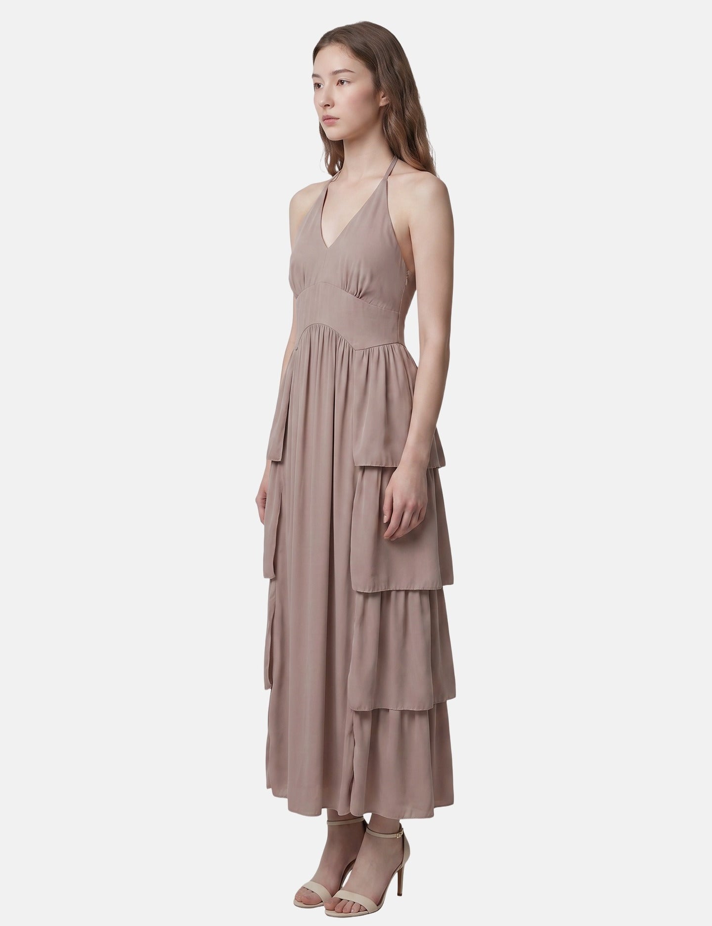 Vestito in 50% Viscosa 50% Polyester Rosa