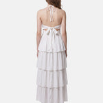 Vestito in 50% Viscosa 50% Polyester Bianco