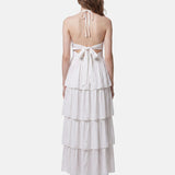 Vestito in 50% Viscosa 50% Polyester Bianco