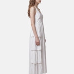Vestito in 50% Viscosa 50% Polyester Bianco