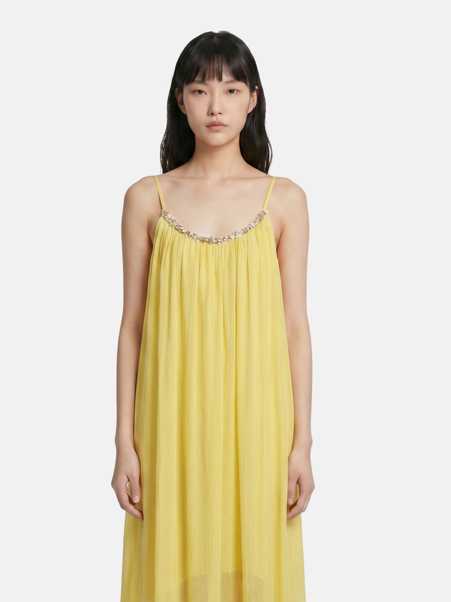 Vestito in Poliammide Giallo
