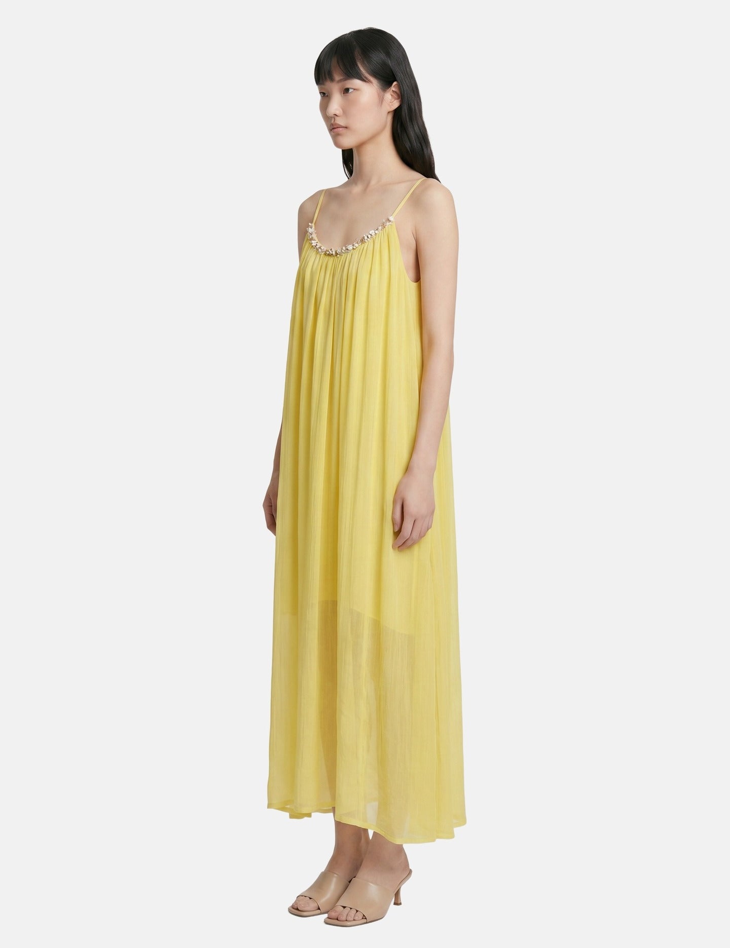 Vestito in Poliammide Giallo