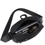 Borsa a Tracolla in Poliestere Nero