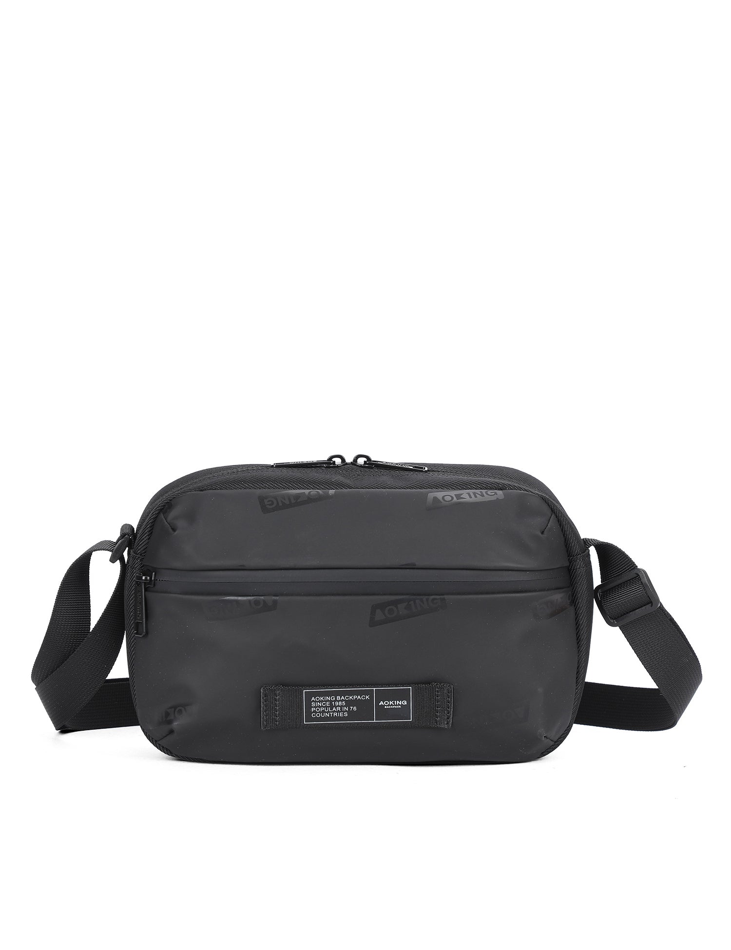 Borsa a Tracolla in Vera Pelle Nero