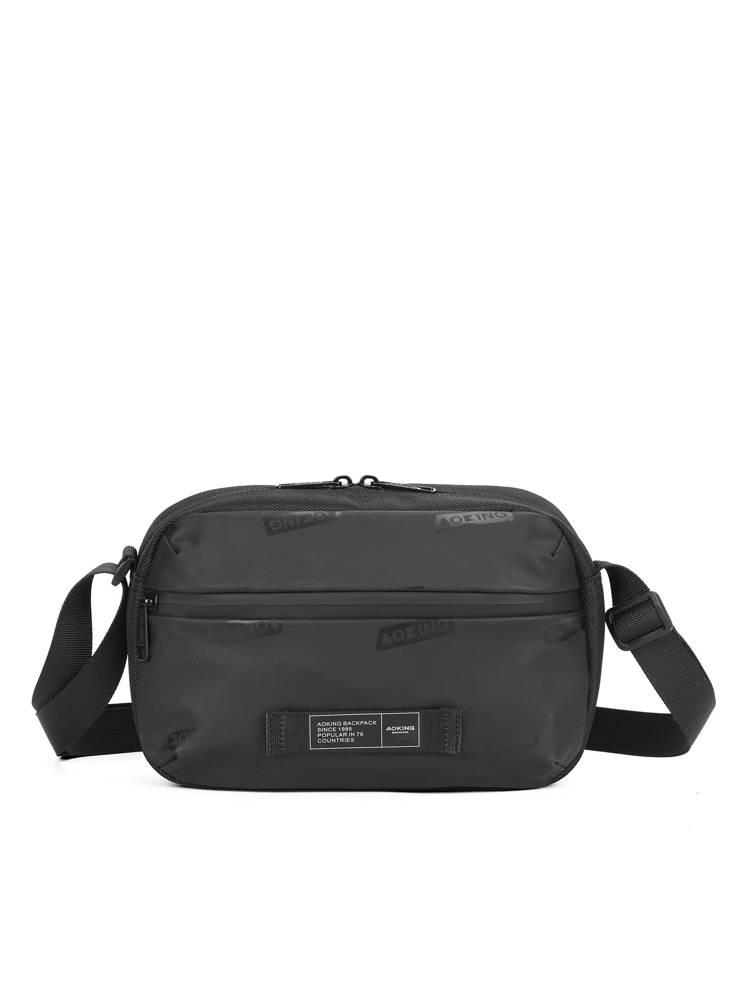 Borsa a Tracolla in Vera Pelle Nero