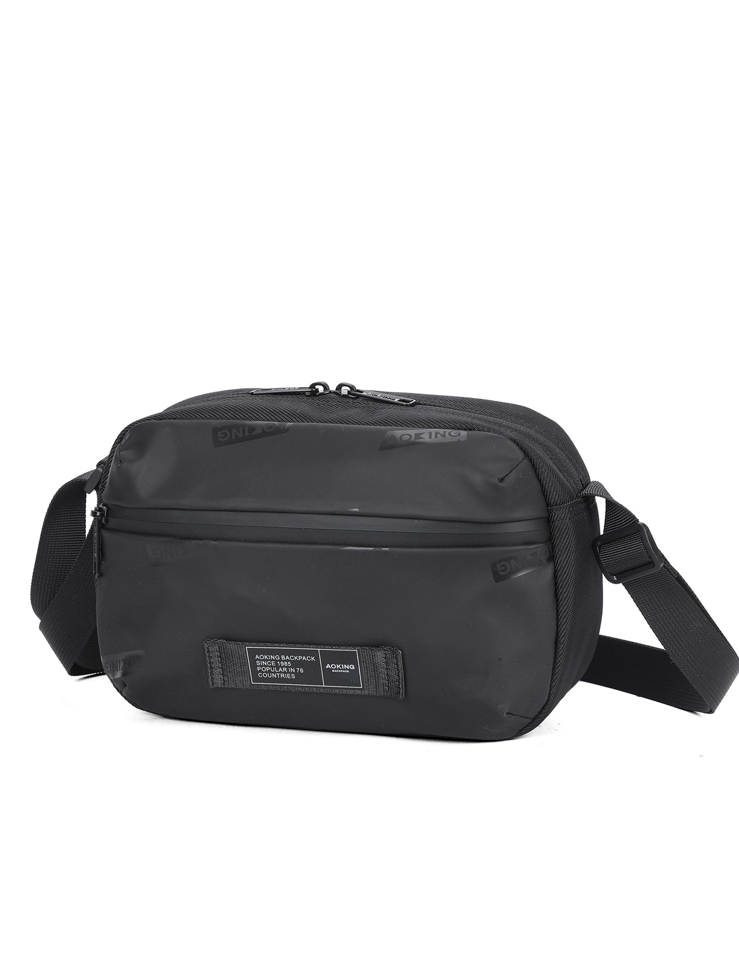 Borsa a Tracolla in Vera Pelle Nero