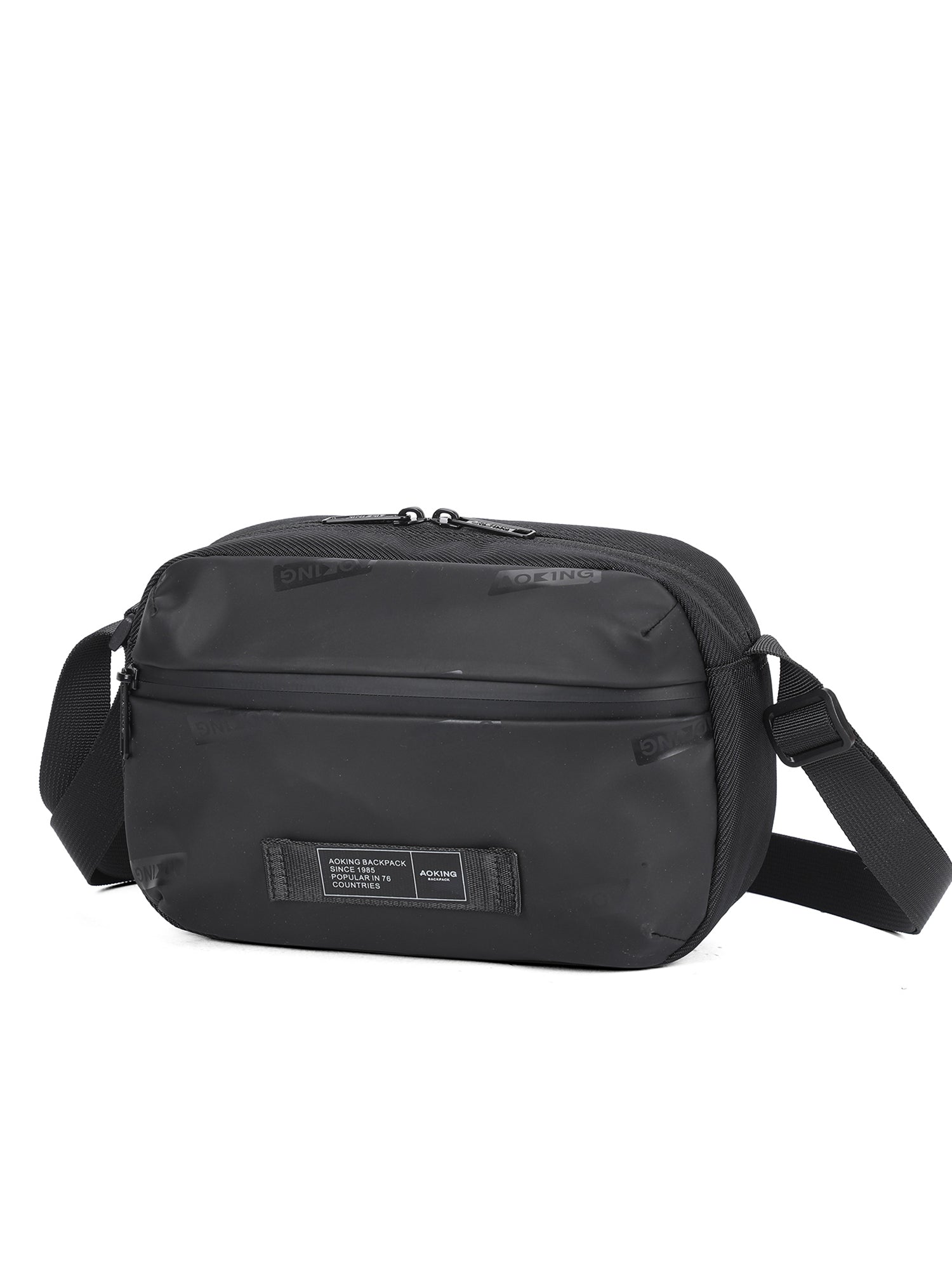 Borsa a Tracolla in Vera Pelle Nero