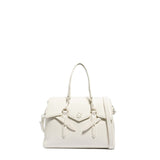Borsa a Mano in Polyurethane Bianco