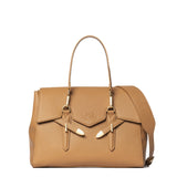 Borsa a Mano in Polyurethane Cognac
