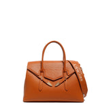 Borsa a Mano in Polyurethane Cognac