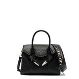 Borsa a Mano in Polyurethane Nero