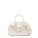 Borsa a Mano in Polyurethane Bianco