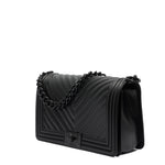 Borsa a mano da donna 100% PVC FLAT M-BLACK Marc Ellis