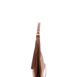 Borsa a spalla da donna 100% vera pelle 4607-MARRONE Alessia Firenze