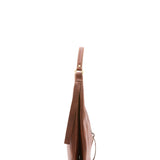 Borsa a spalla da donna 100% vera pelle 4607-MARRONE Alessia Firenze
