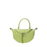 Mae Borsa a mano da donna Vera pelle 07142-D12 VERDE Viola Castellani