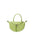 Mae Borsa a mano da donna Vera pelle 07142-D12 VERDE Viola Castellani