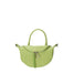 Mae Borsa a mano da donna Vera pelle 07142-D12 VERDE Viola Castellani