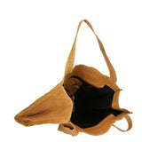 Elide Borsa a spalla da donna Vera pelle 80052-CUOIO Gave Lux