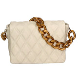 Adriana Borsa a mano da donna Vera pelle 04539-S37 LATTE Gave Lux