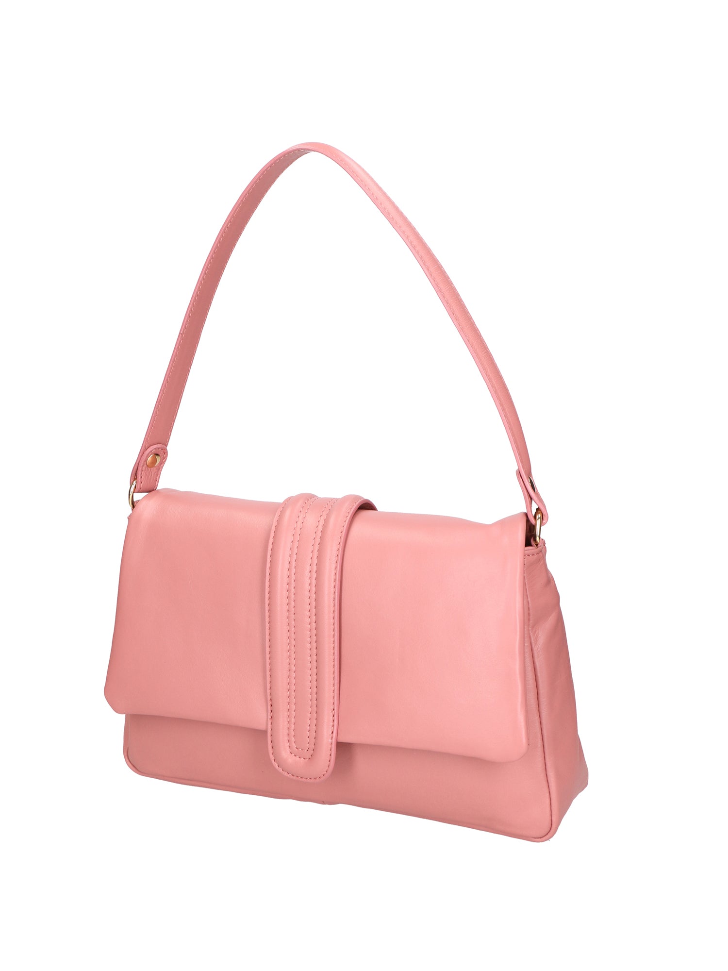 Jasmine Borsa a spalla da donna Vera pelle 06496-S73 ROSA ANTICO Gave Lux