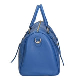 Borsa a mano da donna Vera pelle MYB-8022-FW-D24 BLU My Best Bag