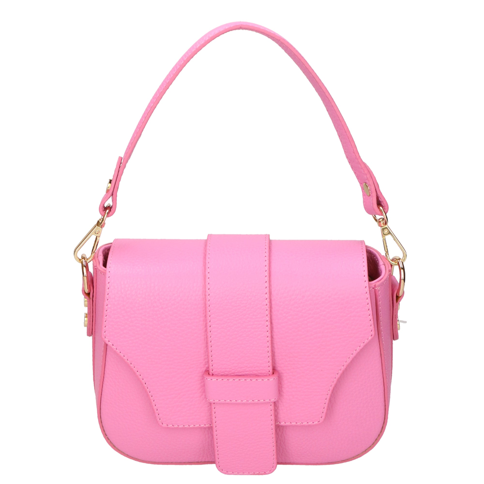 Ileana Borsa a spalla da donna Vera pelle 06282-D213 PINK Gave Lux